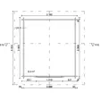 10m2 lato pohjakuva - LP Garden piharakennukset - 6424110251147 - 3