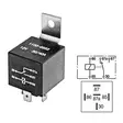 rele 12V 30-40A irroitettavalla pidikkeellä, 5-napainen - Auton releet - 6438255201417 - 1