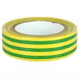 Sähköteippi keltainen/vihreä 15mm x 10m - Sähköteipit ja vulkanointiteipit - 5017374896967 - 1