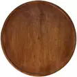 Pyöreä puinen tarjotin 38 cm pähkinä - Tarjoilukulhot ja tarjoiluastiat - 8721037535557 - 1