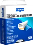 Tiivistenauha D 24m valkoinen - Tiivisteet ja tiivistenauhat - 6418091706437 - 1