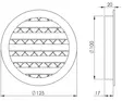 Ulkosäle valualumiini 100mm - Poistoilmapuhaltimet ja ilmanvaihto - 4750492104347 - 2