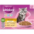 Whiskas junior siipikarjaa hyytelössä 12x85 g - Kissan märkäruoka - 3065890180857 - 1