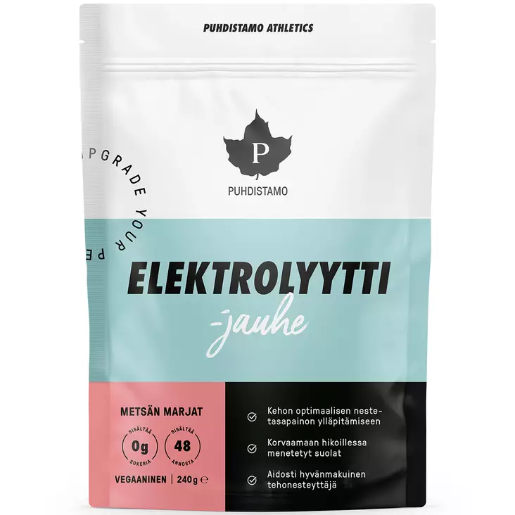 puhdistamo elektrolyyttijauhe mets=C3=A4n marjat 240g pussi - Vitamiinit ja jauheet - 6430039223387 - 1