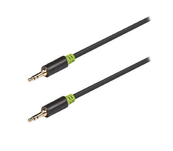 STEREO - AUDIOKAAPELI 3,5mm 50cm - Audiolähettimet ja vahvistimet - 5412810225217 - 1