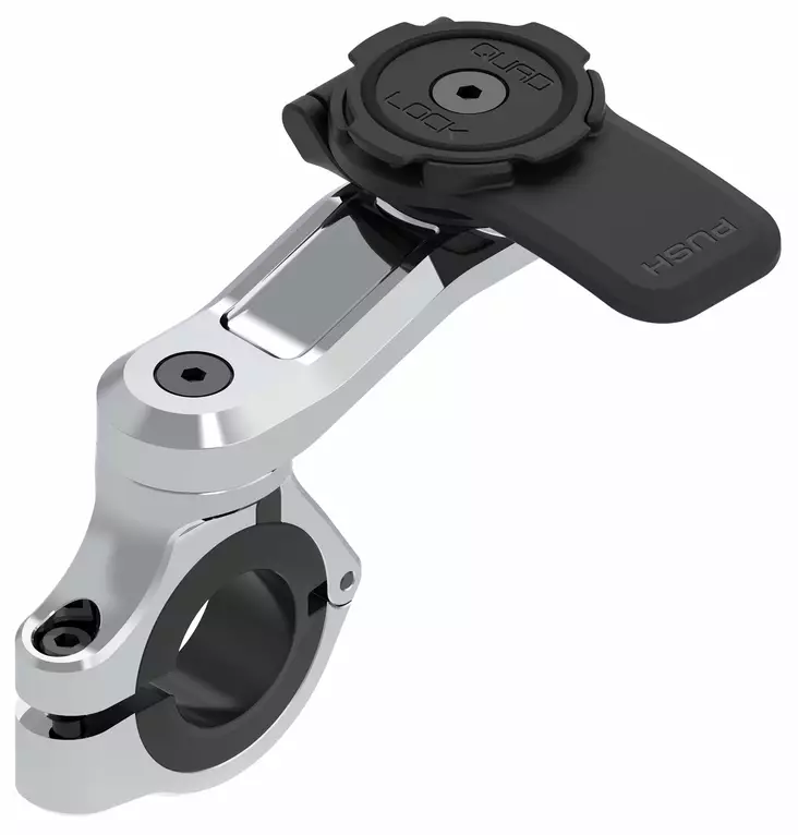Quad Lock Motorcycle Handlebar Mount Pro Chrome - Quad Lock tarvikkeet ja varusteet - 9348943067317 - 2