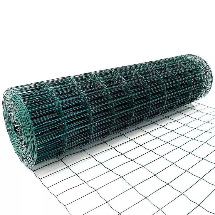 vihreä aitaverkko 80cm 20m PVC päällyste - Aitaverkot ja koiraverkot - 6438168038087 - 1