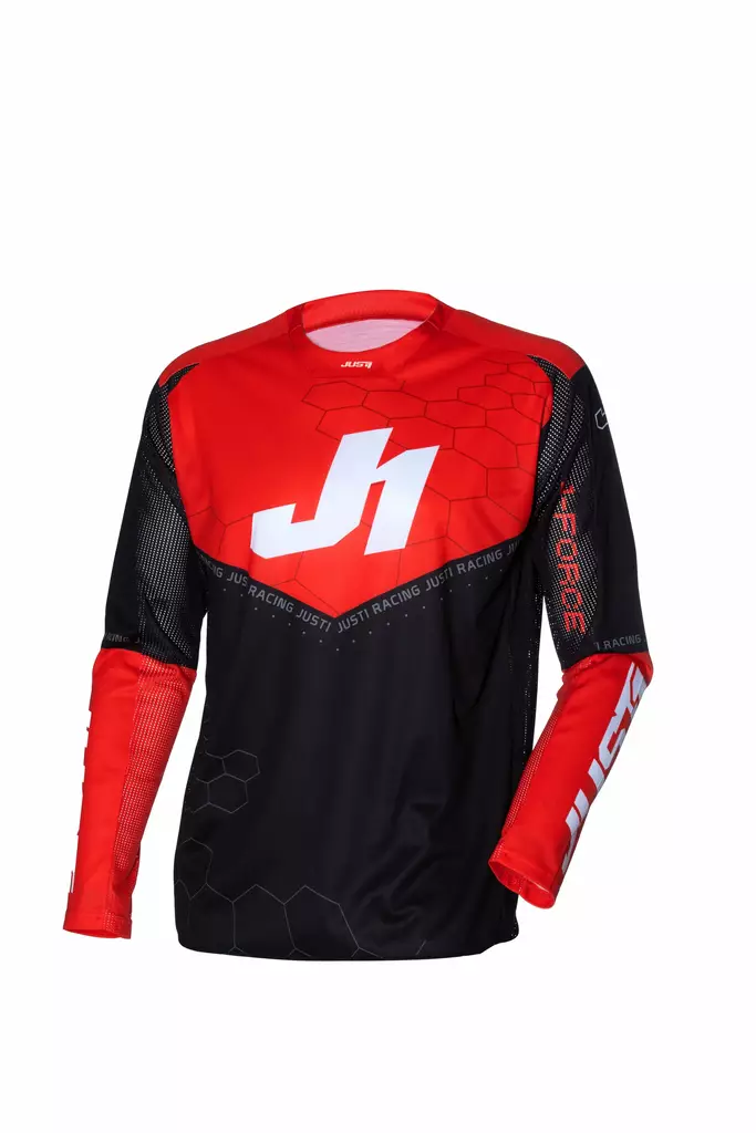 Ajopaita Just1 J-Force Hexa Punainen/Musta/Valkoinen M - Ajopaidat Motocrossiin ja enduroon - 6438471328127 - 2