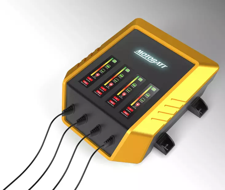 Akkulaturi 4-kanavainen 9-step 12V 2,0A Motobatt - Akkulaturit - 6438471342987 - 2
