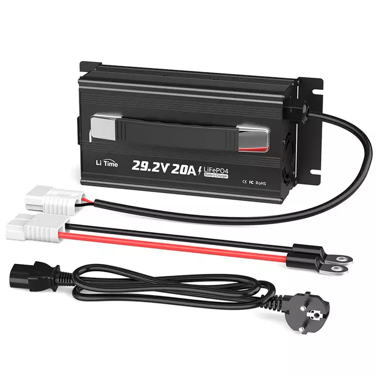 Litime 24v 20a akkulaturi älykäs kolmiportainen lataus - LifePO4-akut - 6438471346787 - 1