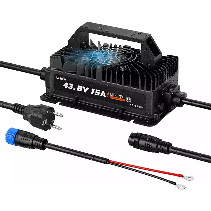 15a 43,8v akkulaturi lifepon akulle - LiFePO4-akun laturit ja DC–DC-muuntimet - 6438471351057 - 1