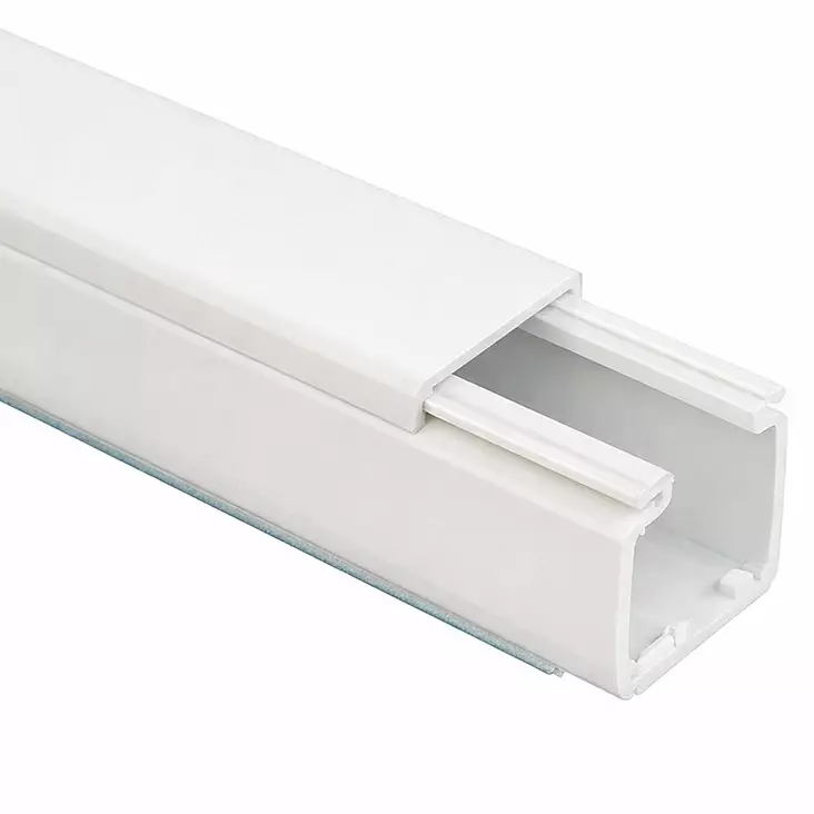 Asennuskanava 16x16x2000mm kaapeleiden piilottamiseen - Johdonsuojat ja johdon kiinnitystarvike - 6438140914347 - 1