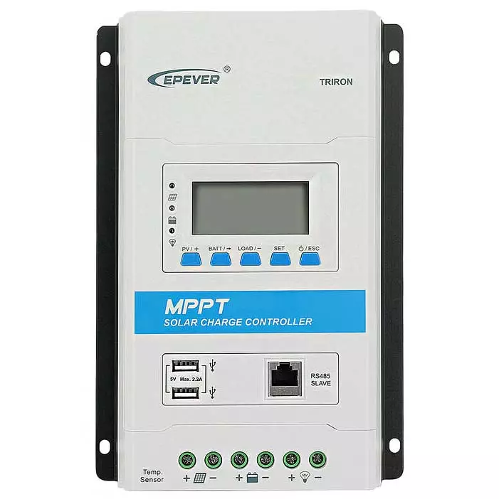 Lataussäädin aurinkopaneelijärjestelmään EPEVER 40A - Aurinkopaneelin lataussäätimet - 6438471031867 - 1