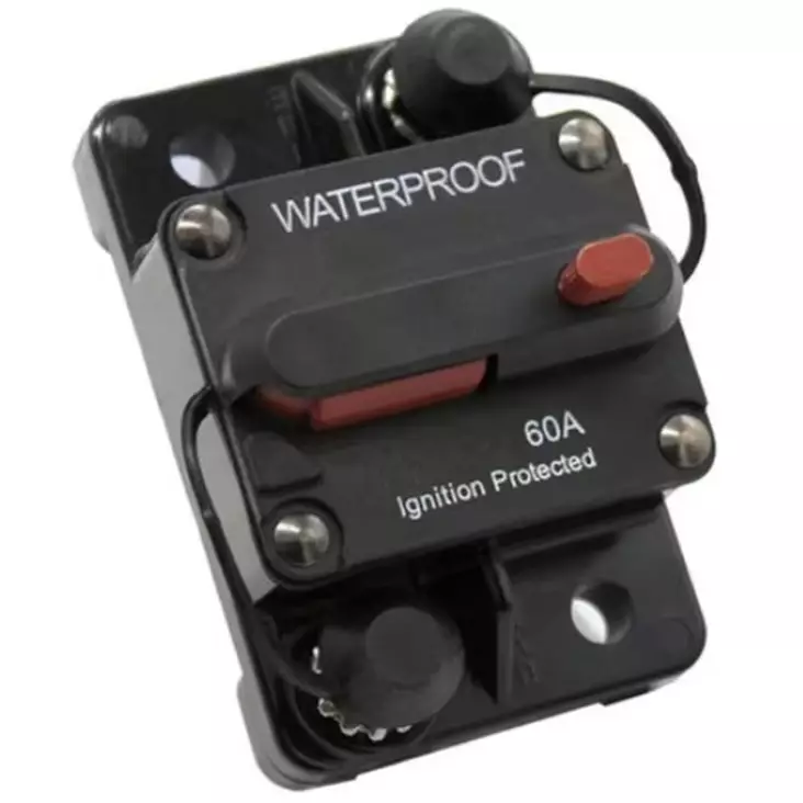 Automaattisulake 60a 12 48v dc ip67 - 12V sähkötarvikkeet - 6438471353877 - 1
