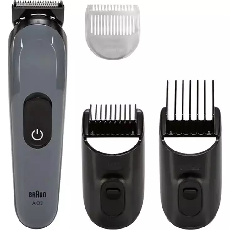 Braun aio3500 all in one partatrimmeri ja hiustenleikkuukone - Hiustenleikkuukoneet - 7500435245197 - 1