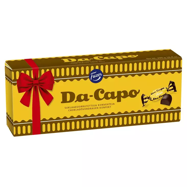 Da capo konvehtirasia 295g box - Suklaalevyt ja konvehdit - 6416453053397 - 1