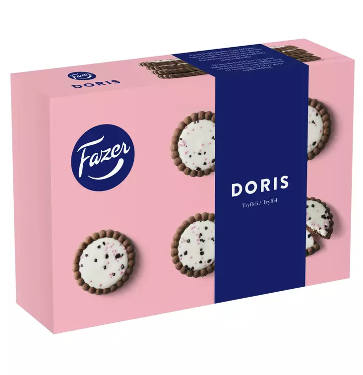 Fazer Doris-keksi 250 g tryffeli - Keksit ja naposteltavat - 6411401062117 - 2