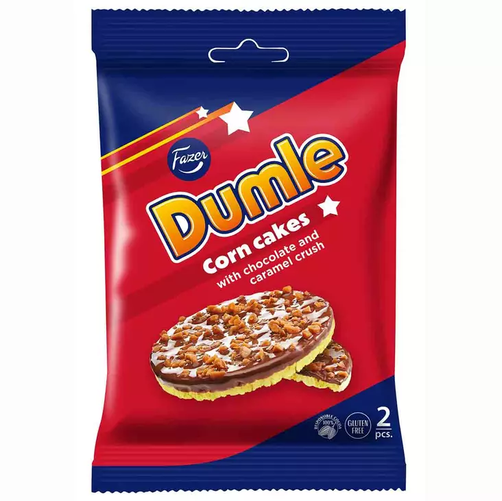 Dumle maissikakku 2kpl pakkaus - Keksit ja naposteltavat - 6416453566057 - 1