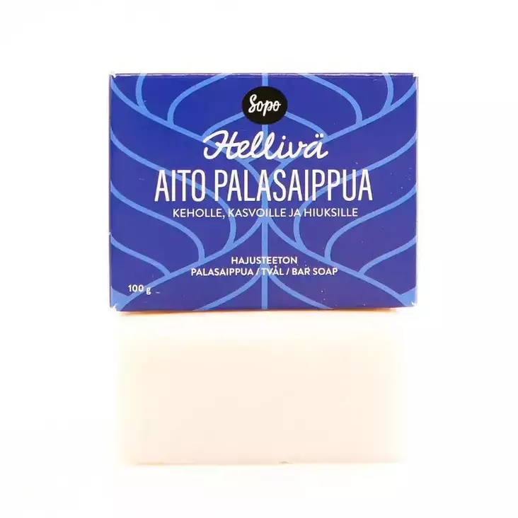 Hellivä aito palasaippua - Luonnonkosmetiikka - 6430070050027 - 1