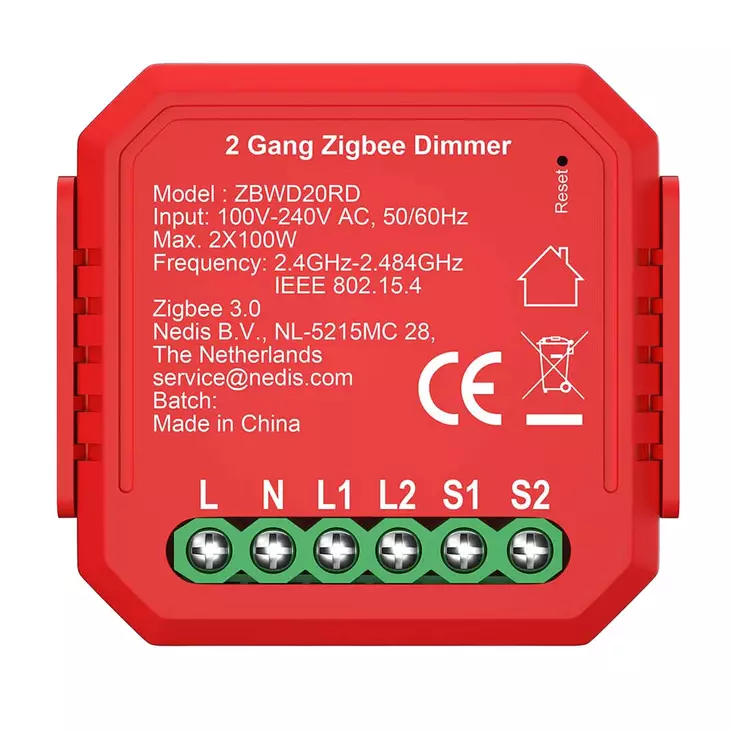 Himmennin nedis smartlife zigbee 3 - Sähkökytkimet ja himmentimet - 5412810452187 - 1