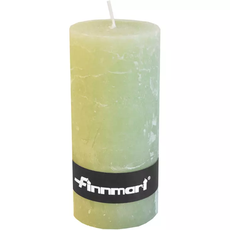 huurrekynttila vihrea 7x15 - Pöytäkynttilät - 6416906237527 - 1