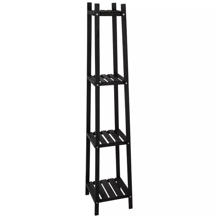 Korkea ja kapea hyllykkö 4 tasoa - Seinähyllyt ja hyllyköt - 8720573281997 - 1