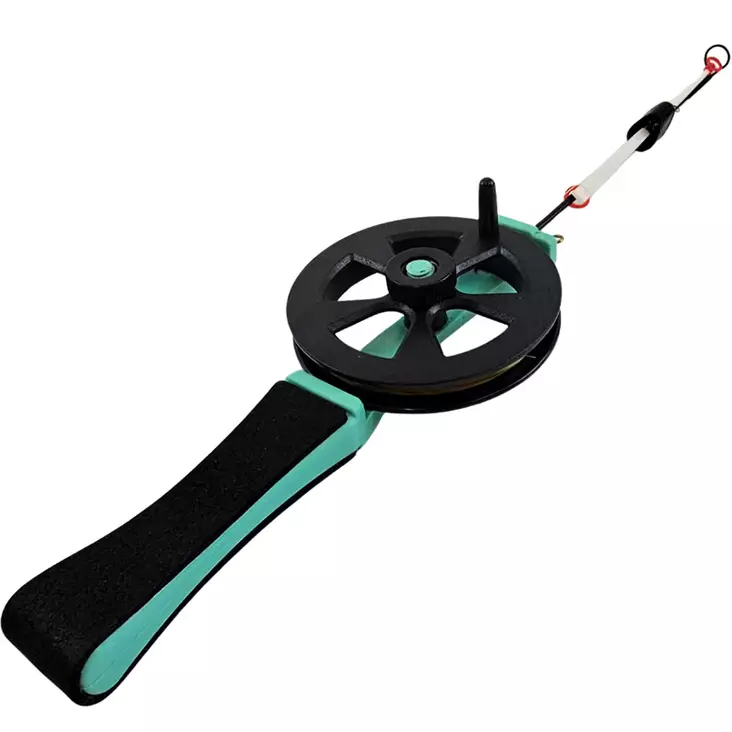 Pilkkisetti ahvenen pilkintään kahdella vaihtokärjellä - Pilkkivavat, pilkkisetit ja pilkkikärjet - 6430079385397 - 1