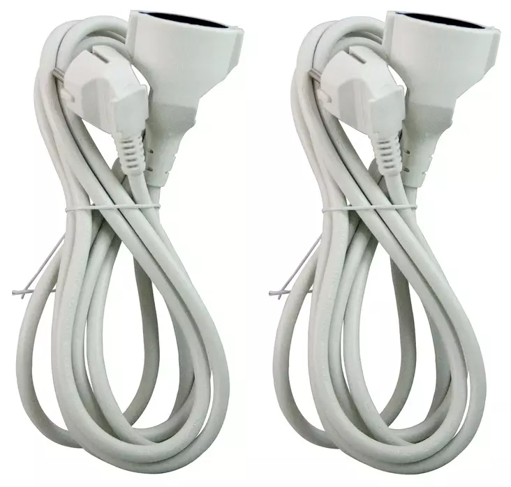 Jatkojohto 1-osainen maadoitettu - Jatkojohdot sisäkäyttöön 230V - 6438140231307 - 2