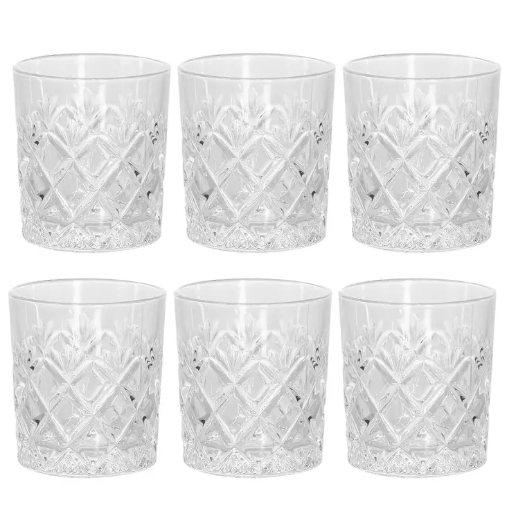 Juomalasit 6 kpl - Mukit, lasit, lautaset ja muut astiat - 8719202393507 - 1