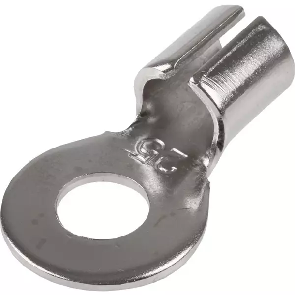 Kaapelikenkä puristettava 10mm2 m6 rengasliitin - Autosähköliittimet - 6419943242837 - 1