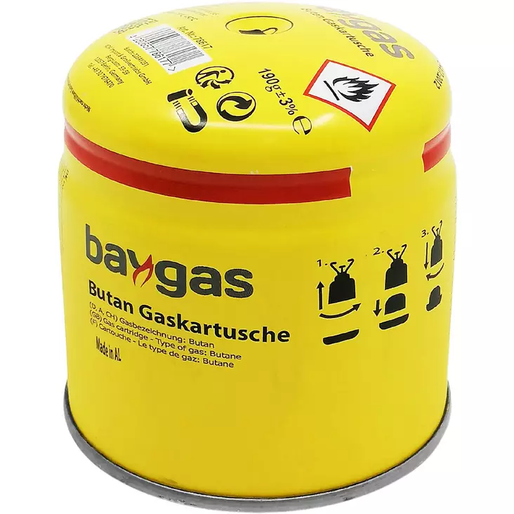 kaasupatruuna 190g butaani - Retkikeittimet ja kaasupatruunat - 4260657786177 - 1