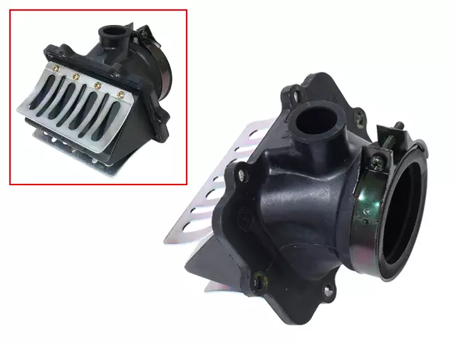 Kaasutinlaippa Rotax 0.28 Sno-X - Moottorikelkan kaasuttimen laipat ja imu - 6438235036527 - 2