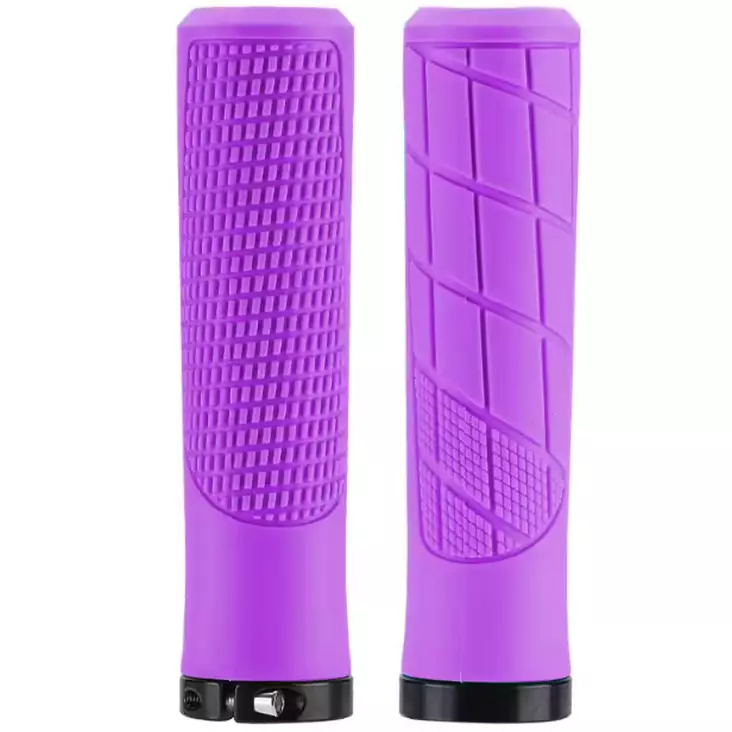 Kädensija lock on grips violetti - Polkupyörän ohjaustangot ja tupit - 6438471328417 - 1