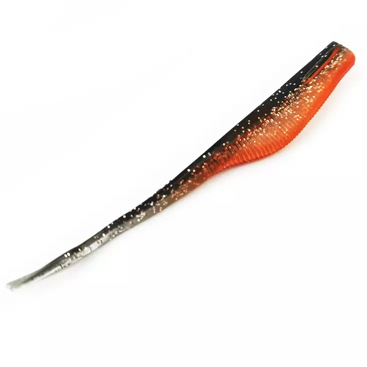 kalajigi v-pyrstö 8 cm, musta/punainen - Jigit - 6430075932717 - 1