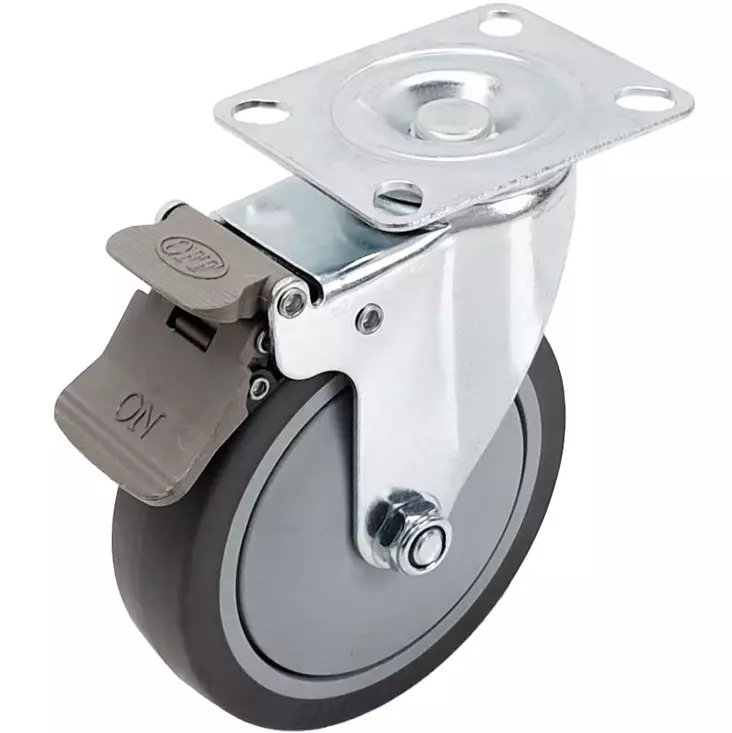 kalustepyörä kääntyvä jarrulla kannvik - Kalustepyörät - 6438168104737 - 1