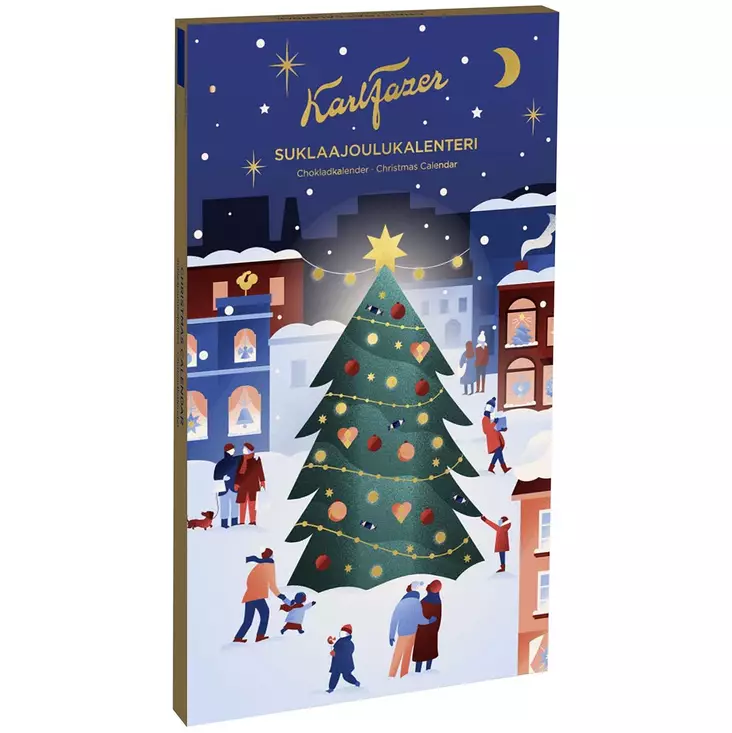 Karl fazer 200g joulukalenteri - Suklaalevyt ja konvehdit - 6416453024007 - 1