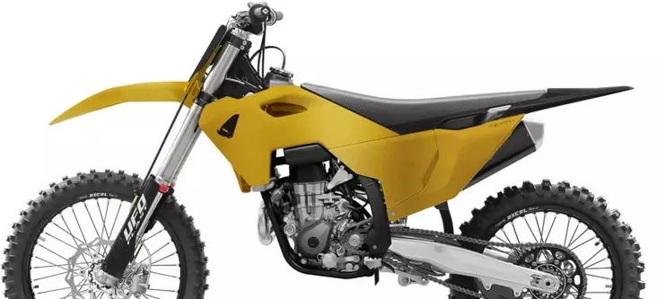 Katesarja UFO 6-osaa HVA TC/FC 125-450 23- Gold/Black - Motocrosspyörien katesarjat - 8052135505907 - 1
