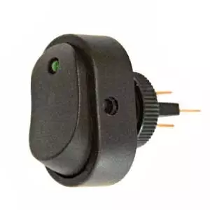 keinukytkin on-off vihreällä led-valolla - Auton katkaisimet - 6438255201257 - 1