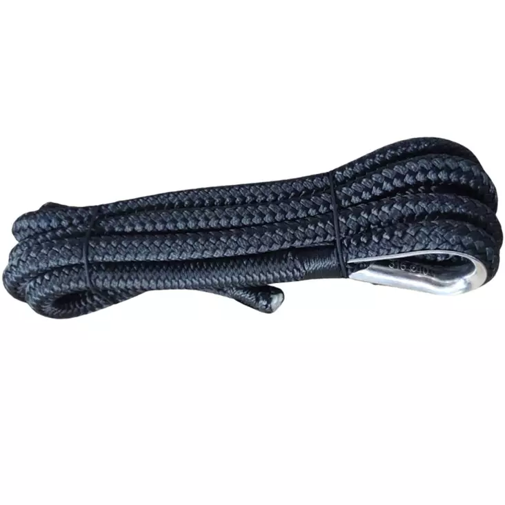 Kiinnitysköysi 12mm 10 m ss koukku - Veneen ankkurointi ja laituritarvike - 6438168115177 - 1