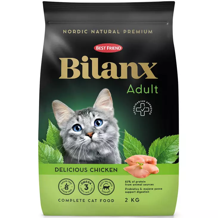 Bilanx adult chicken kissan kuivaruoka 2 kg - Kissan kuivaruoka - 5700551211867 - 1
