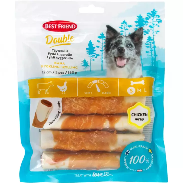 Best friend täyterulla kana pienille koirille - Koiran puruluut, purutikut ja pururullat - 5700551172007 - 1