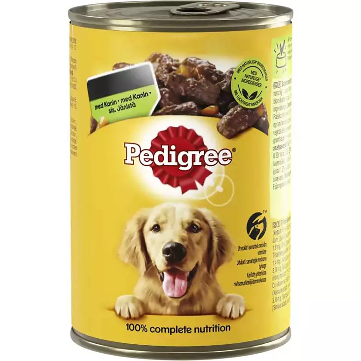 Pedigree 400 g märkäruoka koirille, riista ja porkkana täysipainoinen ateria - Koiran märkäruoka - 8001220136557 - 1