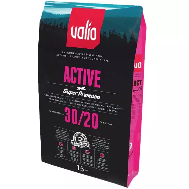 valio active 15kg koiranruoka täysravinto - Koiran kuivaruoka - 6438347000027 - 1
