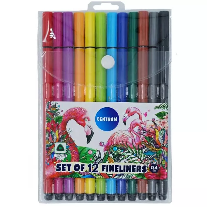 Kuitukynä 12 kpl - Tussit, kynät ja kynäharpit - 4030969802557 - 1