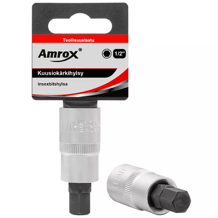 Kuusiokärkihylsy amrox - Hylsyt ja konehylsyt - 6420286906997 - 1