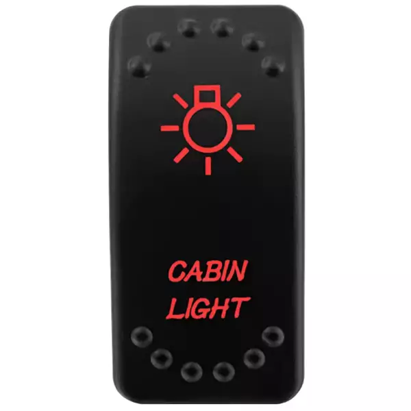Kytkin rocker led 12 24v 5pin led on off cabin light - Auton katkaisimet - 6438471349917 - 1