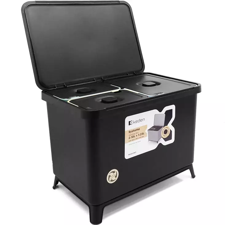 lajitteluastia keden 1+2 3-osainen - Roskapöntöt ja roskakorit - 5905197462837 - 1