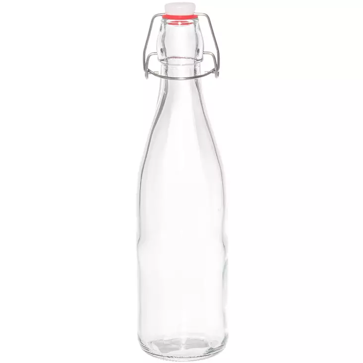 Lasipullo kirkas 0,5 l patenttikorkki - Säilöntäastiat - 6410416317427 - 1