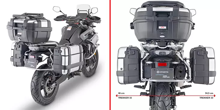 Laukkuteline Givi Specific MONOKEY - Moottoripyörän laukkujen kiinnityssarjat - 8019606306937 - 2