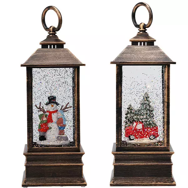 Jouluinen lyhtykoriste led valolla - Led-lyhdyt - 8721037149587 - 1